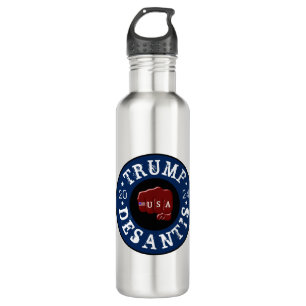 USA Fist Tattoo Trump DeSantis 2024 710 Ml Water Bottle