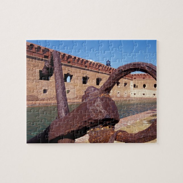 USA, FL, Florida Keys, Fort Jefferson, 1846, Jigsaw Puzzle (Horizontal)
