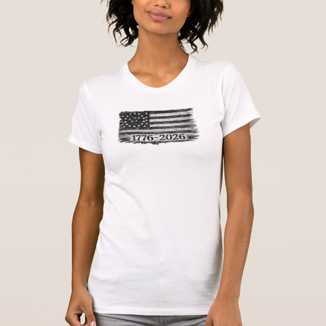 USA FLAG 1776-2026  T-Shirt (Front)
