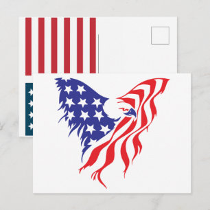 USA Flag 2026 – Bold American Flag for 250th Holiday Postcard
