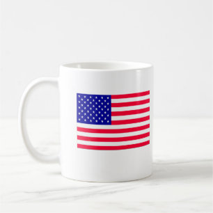 USA Flag 4th July Coffee Mug