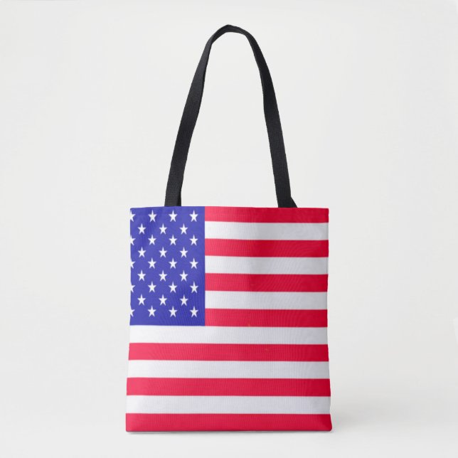 USA Flag 4th July  Tote Bag (Front)