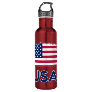 USA Flag 710 Ml Water Bottle