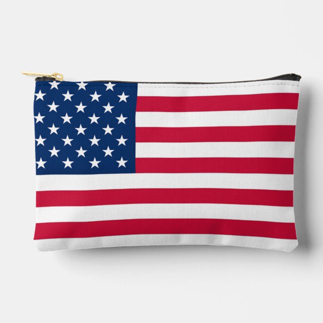 USA Flag Accessory Pouch (Front)