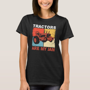 USA Flag America Farm Tractor Farming Life Farmer T-Shirt
