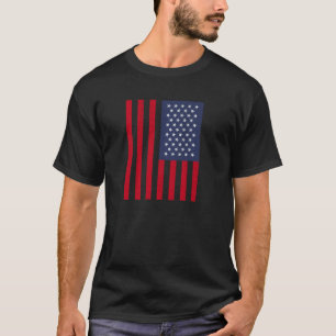 USA Flag - American Flag - Vintage T-Shirt