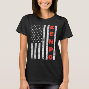 Usa Flag American Kenpo Vintage Patriotic Kempo Ka T-Shirt