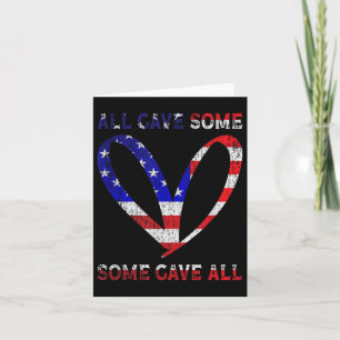 Usa Flag American Patriotic Heart Armed Forces Card