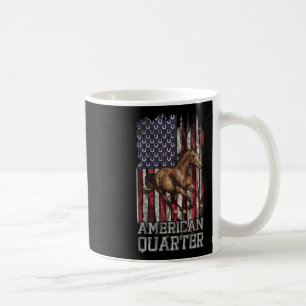 Usa Flag American Quarter Horse Lover1 Coffee Mug