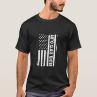 USA Flag Auto Glass Tinter Outfit Tinted Window Am
