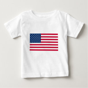USA Flag Baby T-Shirt United States of America