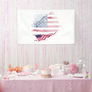 USA flag Banner