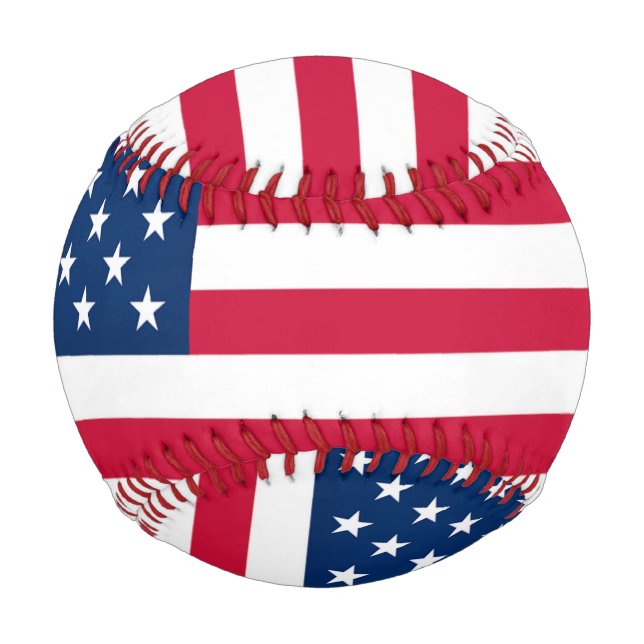 USA Flag Baseball Patriotic American Gift (Back)