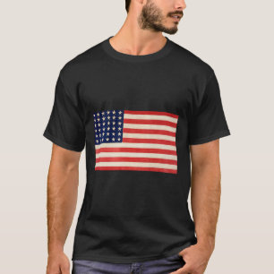 Usa Flag Basic For Men Women And Kids Us Patriotic T-Shirt