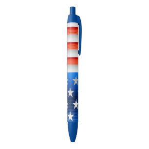 USA flag Blue Ink Pen