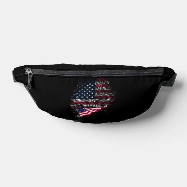 USA flag Bum Bags (Lay Down)