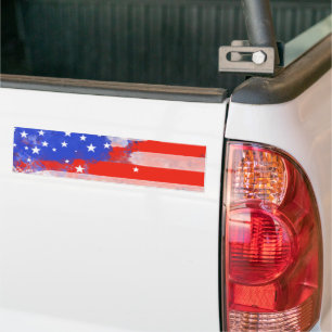 USA flag Bumper Sticker