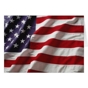 USA Flag -Card-