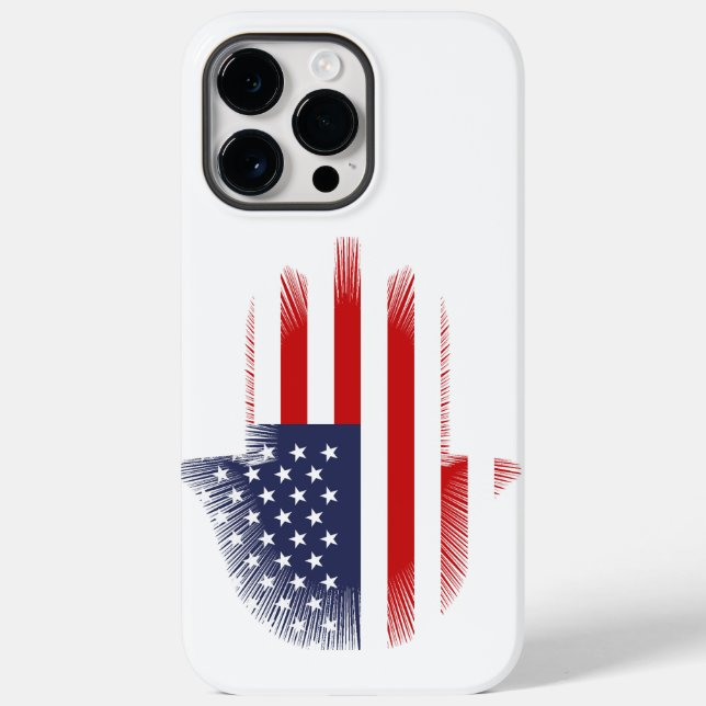 USA Flag Case-Mate iPhone Case (Back)