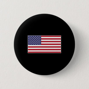 Usa Flag Chest Patch Star Spangled Banner American 6 Cm Round Badge
