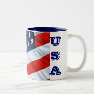 USA Flag Coffee Mug