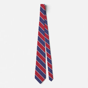 USA Flag Colours Elegant Tie