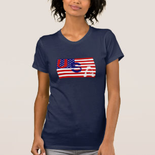USA flag cool t-shirt design