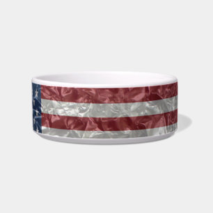 USA Flag - Crinkled Bowl