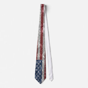 USA Flag - Crinkled Tie