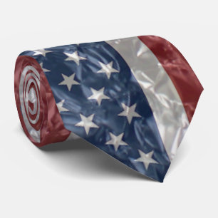 USA Flag - Crinkled Tie