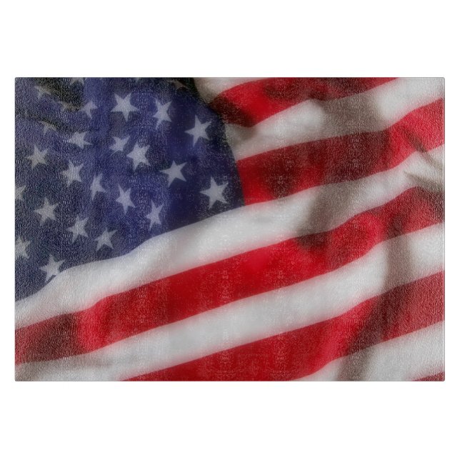 USA Flag Cutting Board (Front)