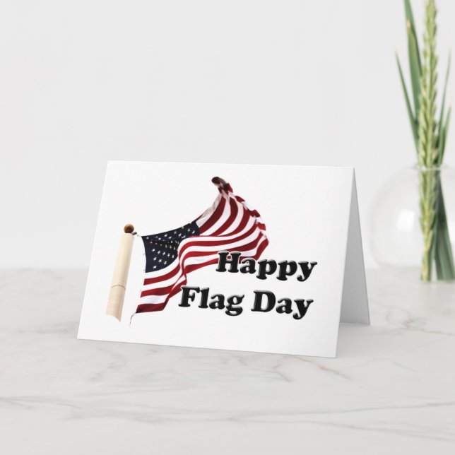 USA Flag Day Card (Front)