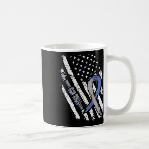 Usa Flag Diabetes Type 1 Awareness Family Support Coffee Mug