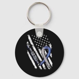 Usa Flag Diabetes Type 1 Awareness Family Support Key Ring
