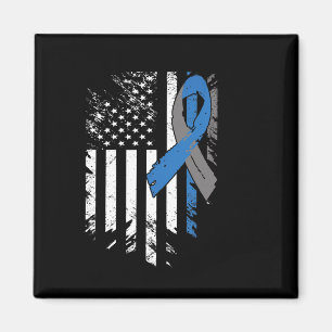 Usa Flag Diabetes Type 1 Awareness Family Support Magnet