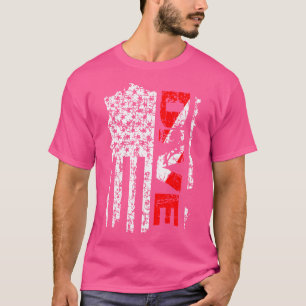 Usa Flag Diving 4Th Of July Scuba Diving T-Shirt