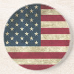 USA flag drink coaster<br><div class="desc">USA flag drink coaster</div>