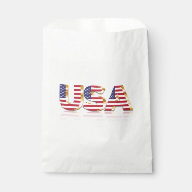 USA Flag Favour Bag (Front)