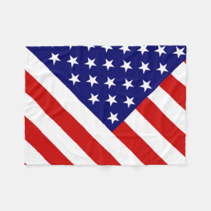 USA Flag fbt Fleece Blanket