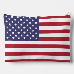 USA flag, flag of USA, American flag Accessory Pouch