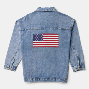 USA flag, flag of USA, American flag Denim Jacket