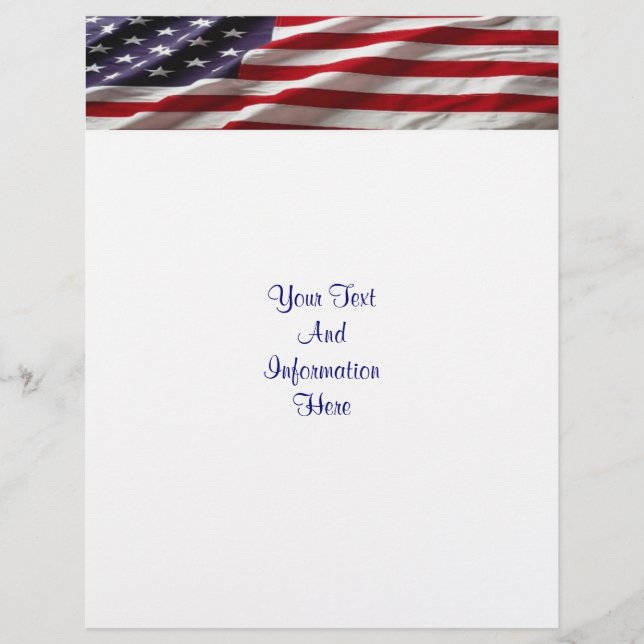 USA Flag Flyer (Front)