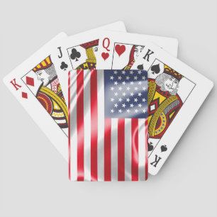 USA Flag for Poker Playing Cards