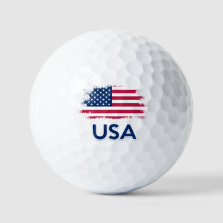 USA Flag Golf Balls