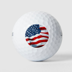 usa flag golf balls