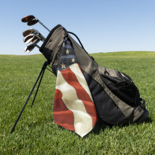 USA Flag Golf Towel