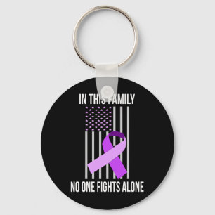 Usa Flag Heimerheimer Ribbon Heimerheimer Disease Key Ring