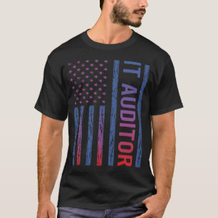 USA Flag IT Auditor T-Shirt