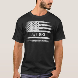 USA Flag Jet Ski  American Patriot US Flag Jet Ski T-Shirt
