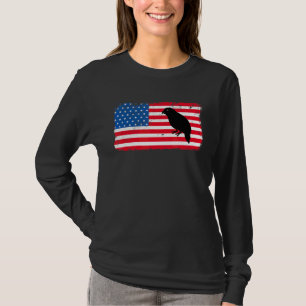Usa Flag Kakapo Kids 4th Of July American Flag Bi T-Shirt